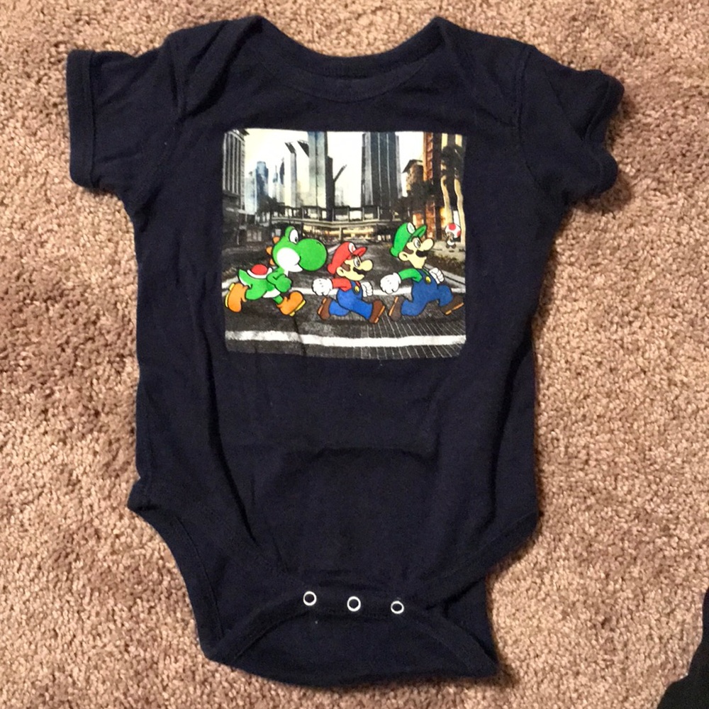 Mario bodysuit